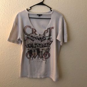 Topshop distresses t shirt